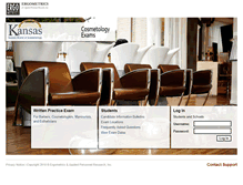Tablet Screenshot of cosmetologykansas.com